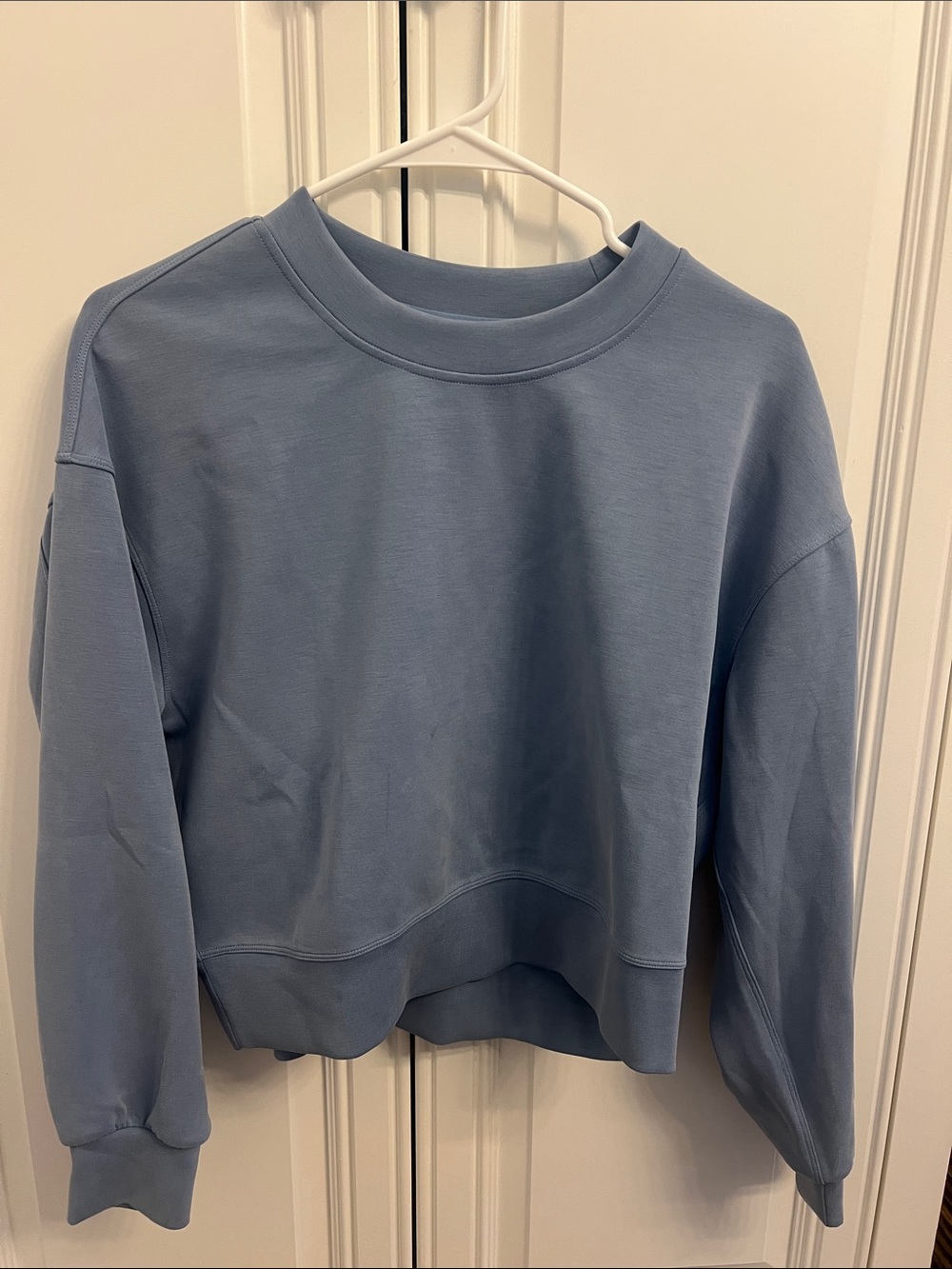 lululemon athletica muted slate blue sweatshirt